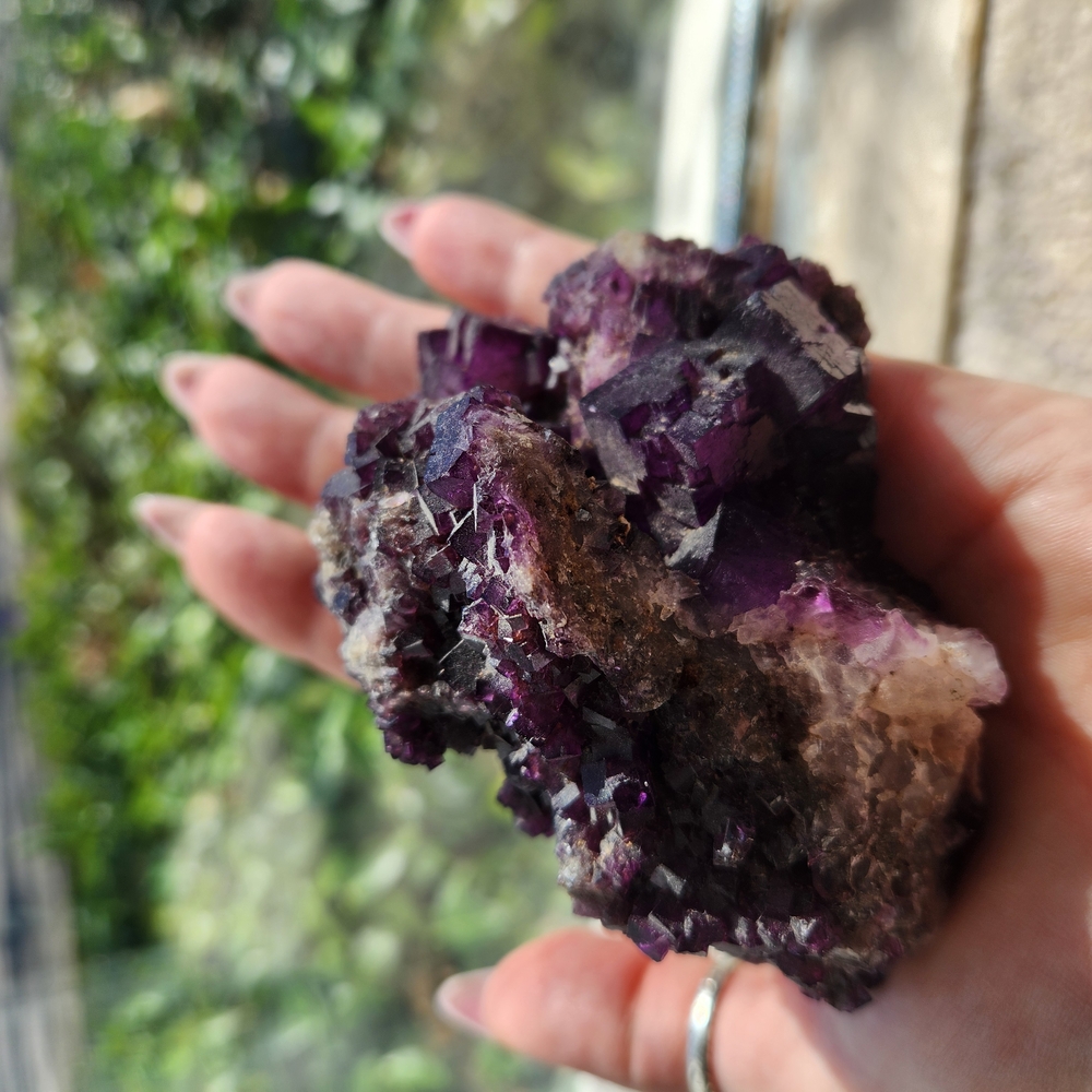 Purple Fluorite Geode